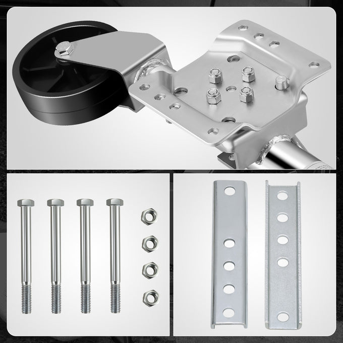 1000LBS Dual Wheel Tongue Trailer Tongue Jack<br>Lifting RangeTo Be 12.6â€?2.8 in.