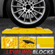 10Pc Wheels RV leveling block <br> 8.54 in. x 8.54 in. x 1 in.