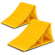 2pcs Plastic Dual Wheel Stopper Chocks <br> 8.66 x 4.84 x 4.17in.