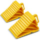 2pcs Plastic Dual Wheel Stopper Chocks <br> 5.72 in. L x 3.01 in. W x 3.83 in. H