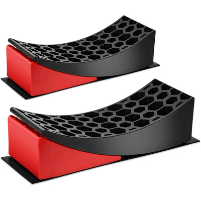 2pcs Non-slip Leveling Ramp <BR> Adjustments 1/2 in.to 4 in.