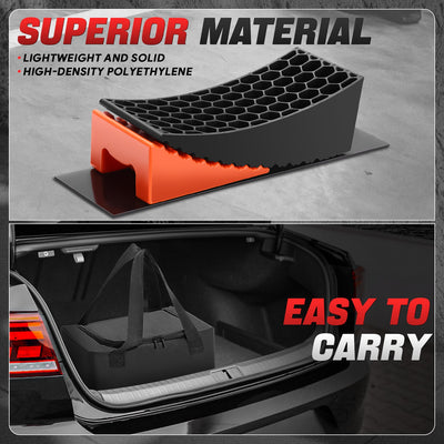 Non-slip Leveling Ramp <BR> Adjustments 1/2 in.to 4 in.