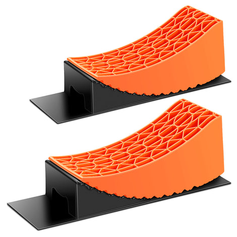 2pcs Non-slip Leveling Ramp <BR> Adjustments 1/2 in. to 4 in.