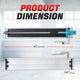 36 in. Adjustment Manual Tile Cutter W/Wheels <br> Cutting Thickness: 6-14 mm