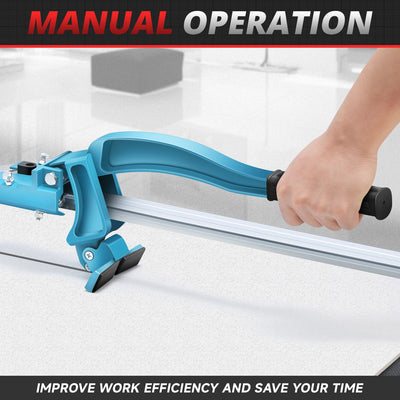 40 in. Adjustment Manual Tile Cutter W/Wheels <br> Cutting Thickness: 6-14 mm