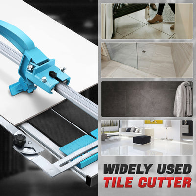 40 in. Adjustment Manual Tile Cutter W/Wheels <br> Cutting Thickness: 6-14 mm