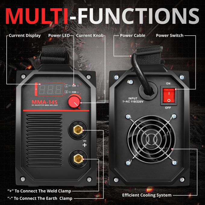 110V/220V Welding MachineA Variety of color options]  <br>Compatible W/ standard power sockets, 60Hz