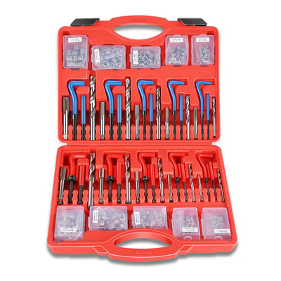 261Pcs Helicoil Type Thread Repair Kit Set <br>Rethread Stripped Metric w/Heavy Duty Plastic Case