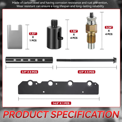 Carbon Steel Fuel injector removal install tool <br> Suitable for BMW B38 B48 B58 A12 A15 engine
