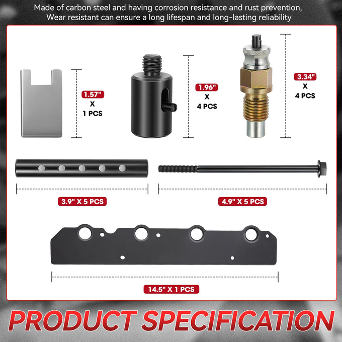 Carbon Steel Fuel injector removal install tool <br> Suitable for BMW B38 B48 B58 A12 A15 engine