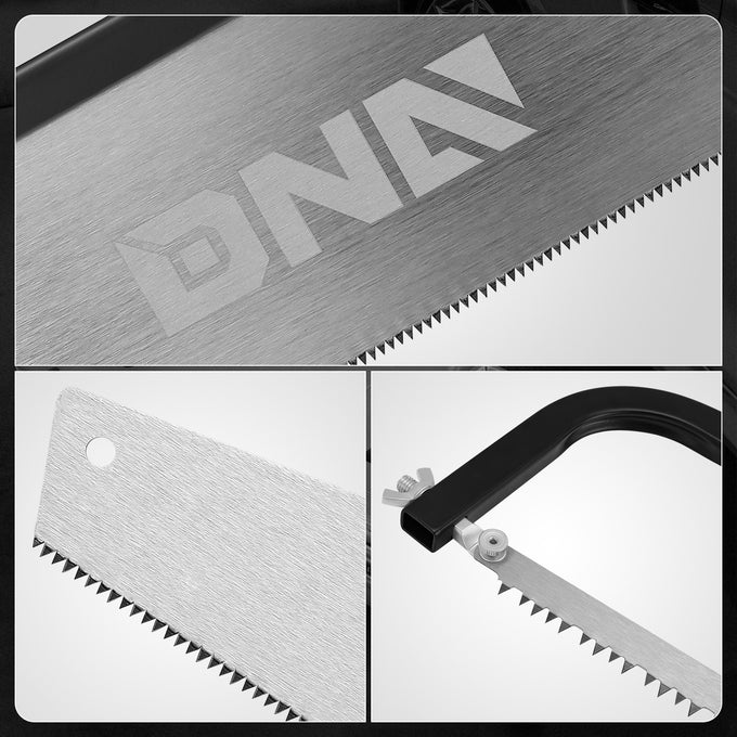 3PCS Anti-Slip Carbon steel Hand Saw <br> With an anti-slip ABS+TPR soft grip handle