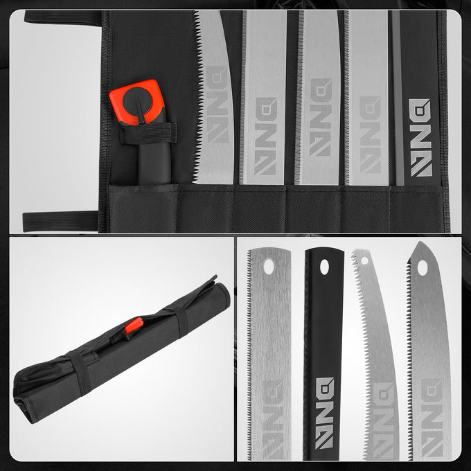 6PCS Saw Set w/Polyester Bag <br> knob-type buckle clap