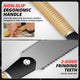 3PCS 9 in. Double-Sided Blade Japanese Saws <br> Handle Dimension:  13.78 in. / 11.8 in.