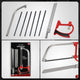 7PCS Zinc-Alloy Hacksaw Set (8.66 & 6.10 in. Frames) <br> with 6 Blades and Ergonomic Handle