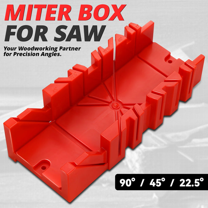 12 Teeth Tenon saw Set W/Mitre Box <br> Dimension: 11.81in. x 3.94in.