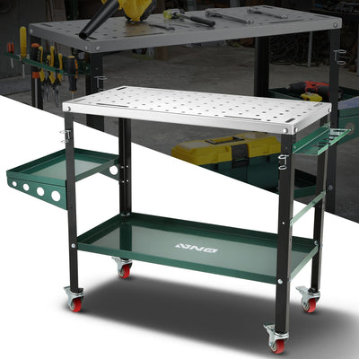 1200 LBS Load Welding Workbench w/Store Tray <br> Work surface 36in. x 18in. X 3mm Thick