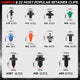 635PCS Nylon Automotive Fasteners kit <br> Universal fit for most vehicles