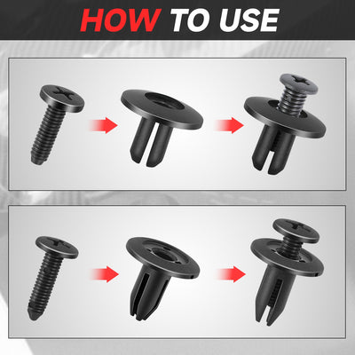 150PCS Nylon Automotive Fasteners kit <br> Universal fit for most vehicles
