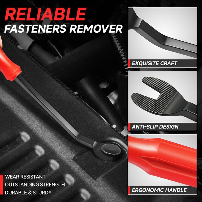 120PCS Durable Nylon Fasteners kit w/Removal Tool <br> Universal fit for most vehicles