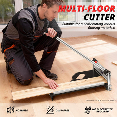 13 in. Laminate Vinyl Plank Floor Cutter w/Safety Lock<br>For LVP/T VCT SPC WPC