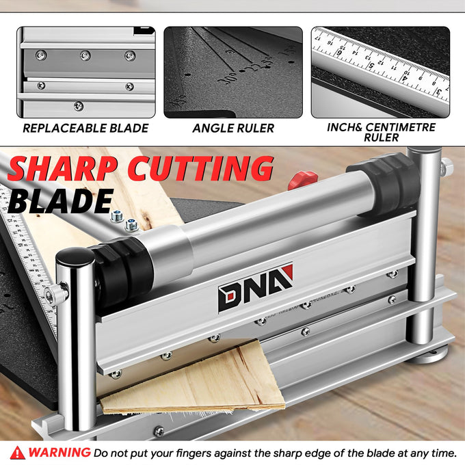13 in. Laminate Vinyl Plank Floor Cutter w/Safety Lock<br>For LVP/T VCT SPC WPC