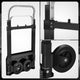 Retractable Handle 200lbs Aluminum Foldable Hand Truck<br>Overall Dimension 16.1 in. x 17.9 in. x 43.3 in,
