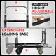 Retractable Handle 660lbs Aluminum Platform Hand Truck<br>Unfolded Dimensions: 43.9 in. X 36 in. X 16 in.