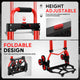 3 Wheel 176lbs Aluminum Stair Climbing Trolley<br>Spacious Dimensions 15 in. X 11 in.