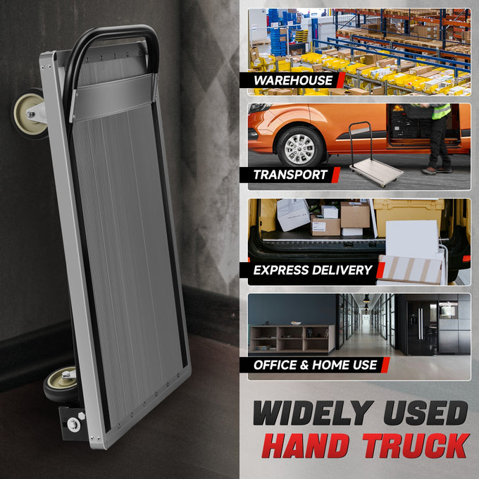 440lbs Capacity Heavy Duty Folding Platform Hand Truck<br>Overall Dimensions 29 in. X 18.5 in. X 32 in.