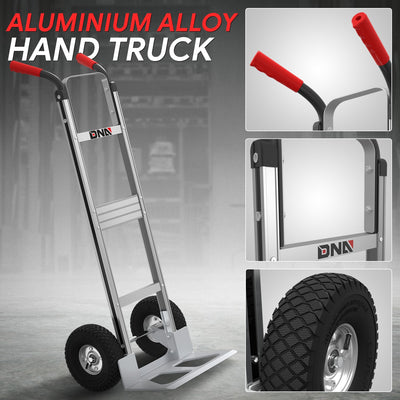 550lbs Load Aluminum Anti-Slip Hand Truck <br> Overall Dimension: 51.1 in. X 17.9 in.