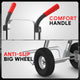 550lbs Load Aluminum Anti-Slip Hand Truck <br> Overall Dimension: 51.1 in. X 17.9 in.