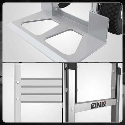 550lbs Load Aluminum Anti-Slip Hand Truck <br> Overall Dimension: 51.1 in. X 17.9 in.