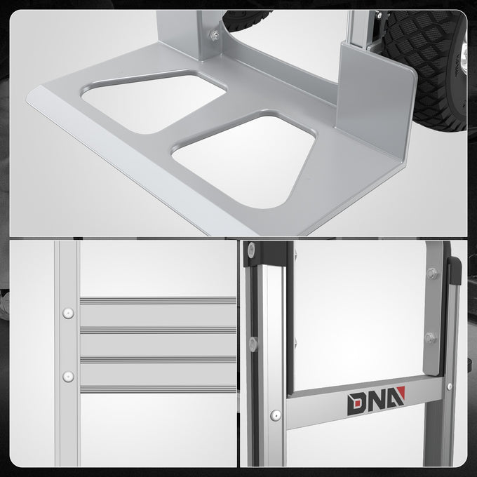 550lbs Load Aluminum Anti-Slip Hand Truck <br> Overall Dimension: 51.1 in. X 17.9 in.