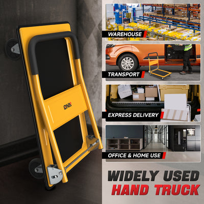2-IN-1 440 LBS Folding Platform Hand Truck w/Wheel <br> Overall size: 28.7 in. X 18.5 in. X 31.4 in.