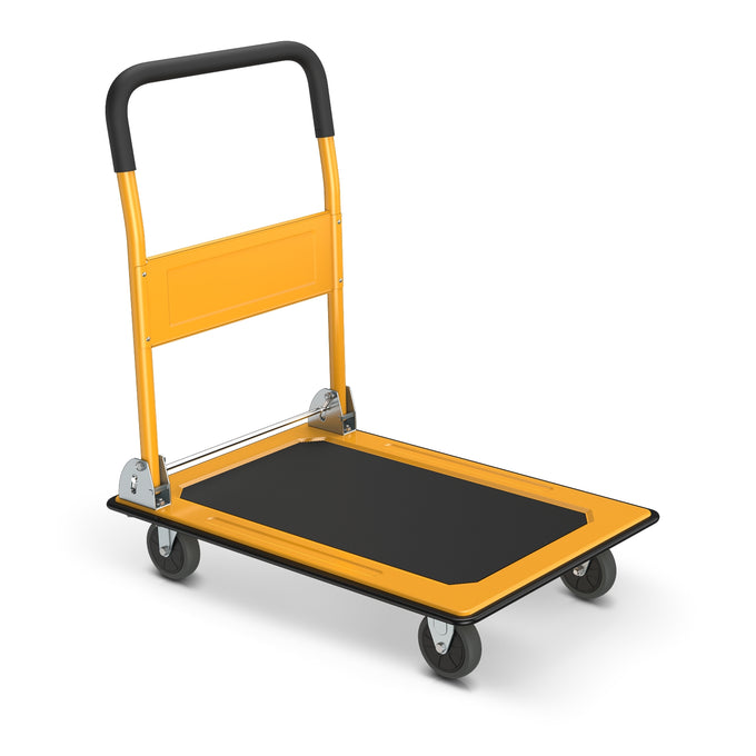 2-IN-1 440 LBS Folding Platform Hand Truck w/Wheel <br> Overall size: 28.7 in. X 18.5 in. X 31.4 in.