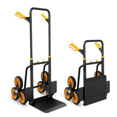 330LBS 2-IN-1 Adjustable Stair Climber Hand Truck <br> Overall Dimension: 42.9 in. x 11.6 in. x11.8 in.