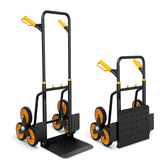 330LBS 2-IN-1 Adjustable Stair Climber Hand Truck <br> Overall Dimension: 42.9 in. x 11.6 in. x11.8 in.