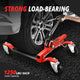 12 in. 1250lbs Hydraulic Car Wheel Dolly Jack<br>Roller Adjustable Range 10.2-23 in.