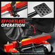 12 in. 1500lbs Hydraulic Car Wheel Dolly Jack<br>Roller Adjustable Range 10.8-23 in.