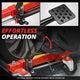 9 in. 1500lbs Hydraulic Car Wheel Dolly Jack<br>Roller Adjustable Range 10.8-23 in.
