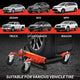 9 in. 1500lbs Hydraulic Car Wheel Dolly Jack<br>Roller Adjustable Range 10.8-23 in.