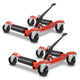 9 in. 1250lbs Hydraulic Car Wheel Dolly Jack<br>Roller Adjustable Range 10.2-22 in.