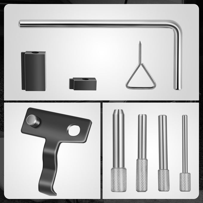 Carbon Steel Engine Timing Tool Kit<br>Fits Wide Range of Recent Ford & Volvos Vehicles