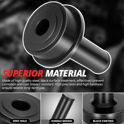 Wheel Knuckle Vacuum Oil Seal Installer Tool<br>98-04 Ford F-250 F-350 F-450 F-550