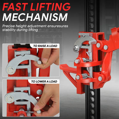Utiity High Lift Farm Jack Hoist <br>48 in. 6600LBS Adjustable Ratcheting