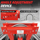 8 Ton Manual Pipe Bender w/ 3 Dies<br>Adjustable Height 8.6-15.6 in.