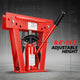8 Ton Manual Pipe Bender w/ 3 Dies<br>Adjustable Height 8.6-15.6 in.