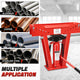 12 Ton Manual Pipe Bender w/ 6 Dies<br>Adjustable Height 12.8-23.2 in.