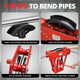 16 Ton Manual Pipe Bender w/ 8 Dies<br>Adjustable Height 13.2-23.8 in.