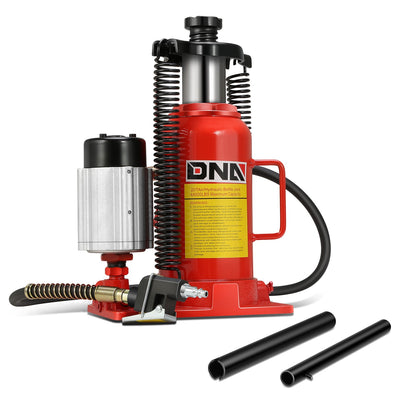 Detachable Heavy Duty 20 TON Air Hydraulic Bottle<br>Lifting Range 10.4 to 19.8 in.